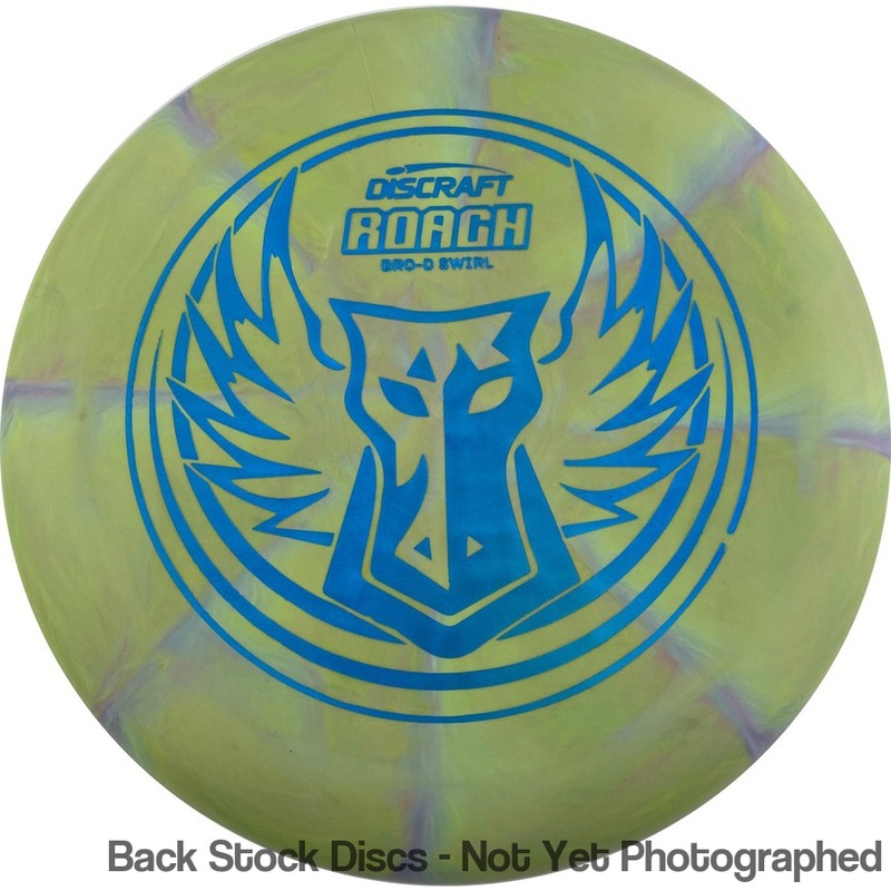 Discraft Swirl Roach Putter with Brodie Smith Dark Horse Stock Stamp [Back Stock Inventory – Disc and Stamp Color WILL VARY]