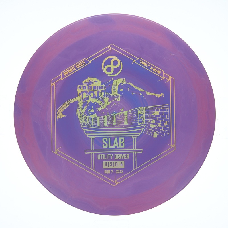 Infinite Discs Slab – Swirly S-Blend 173g | Style 0003