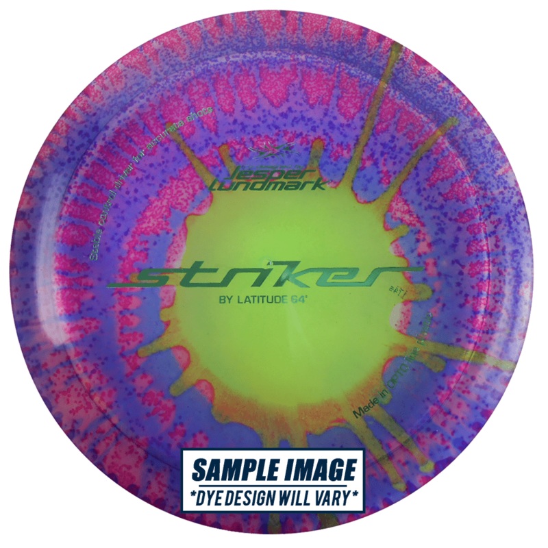 Latitude 64 MyDye Opto Line Striker Fairway Driver Golf Disc