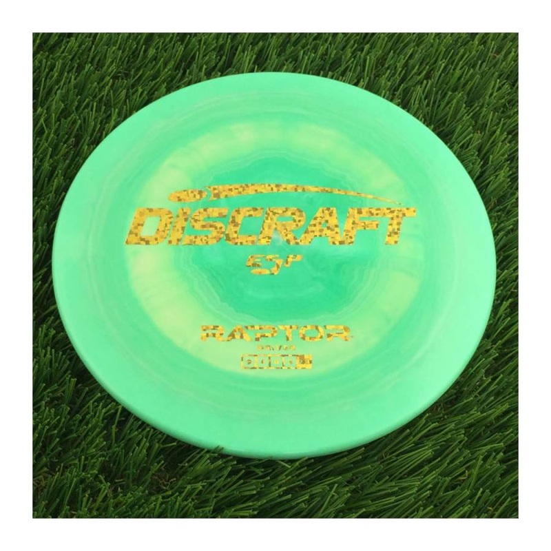 Discraft ESP Raptor with 2023 New Font Stamp – 172g – Solid Teal Green