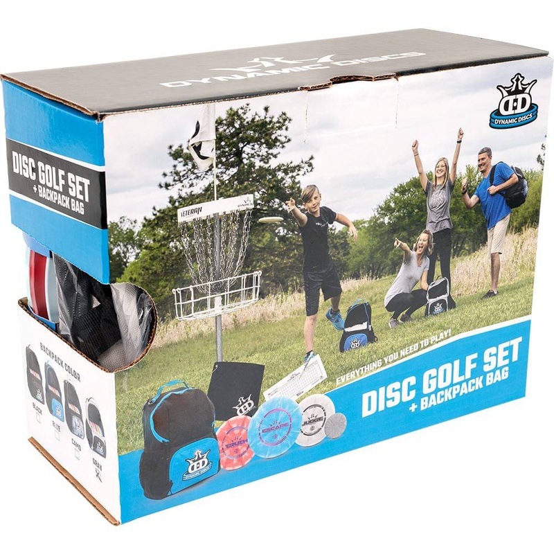 Dynamic Discs 3-Disc and Cadet Backpack Bag Prime Burst Starter Disc Golf Set