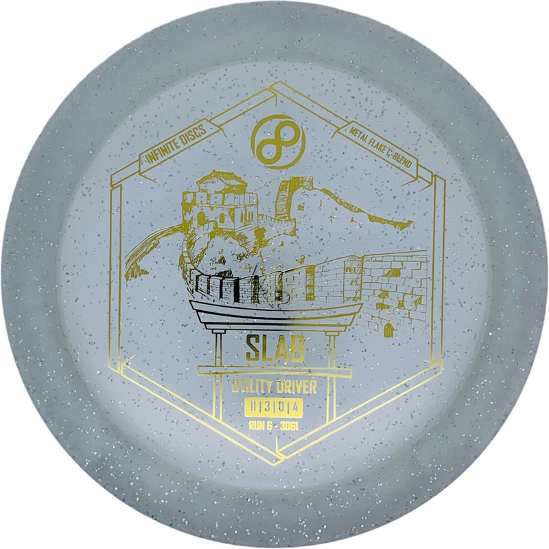 Infinite Discs Metal Flake C-Blend Slab