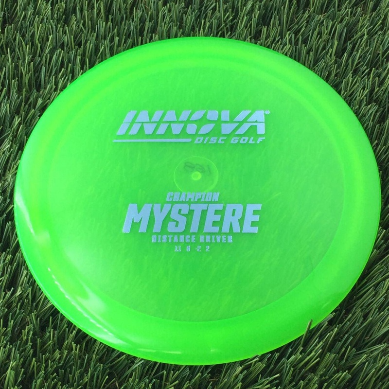 Innova Champion Mystere with Burst Logo Stock Stamp – 168g – Translucent Green