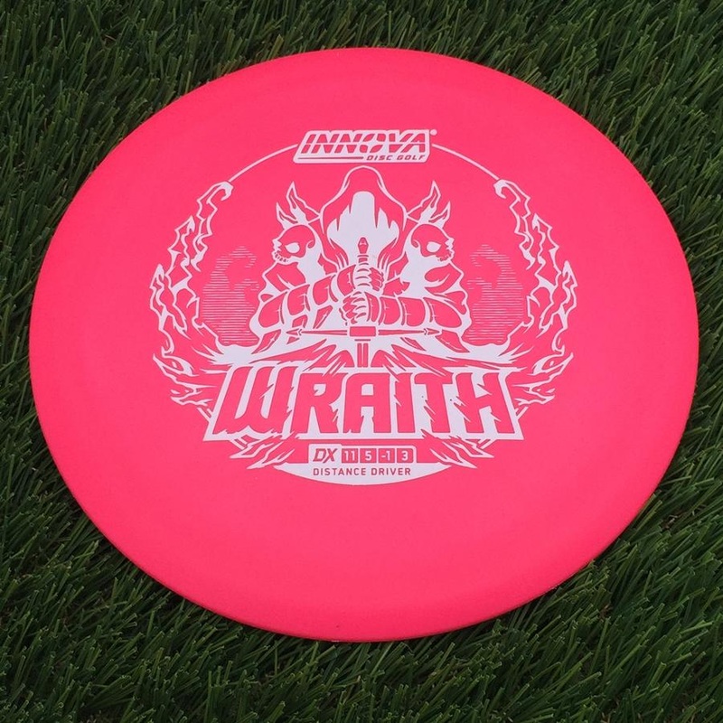 Innova DX Wraith with Burst Logo Stock Stamp – 172.54g – Bright Neon Pink