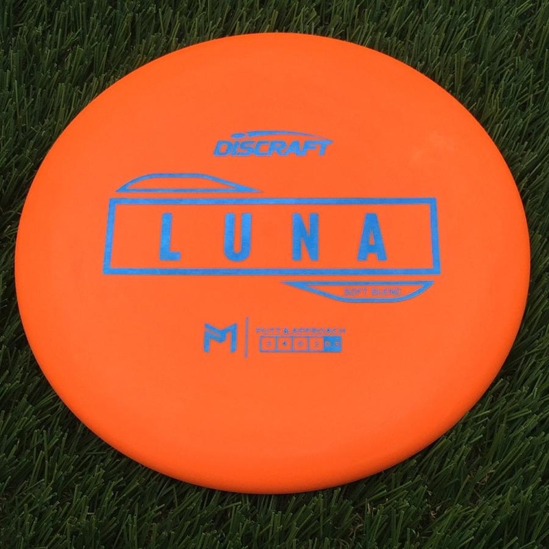 Discraft Putter Line Soft Luna with PM Logo Stock Stamp Stamp – 175.1g – Orange