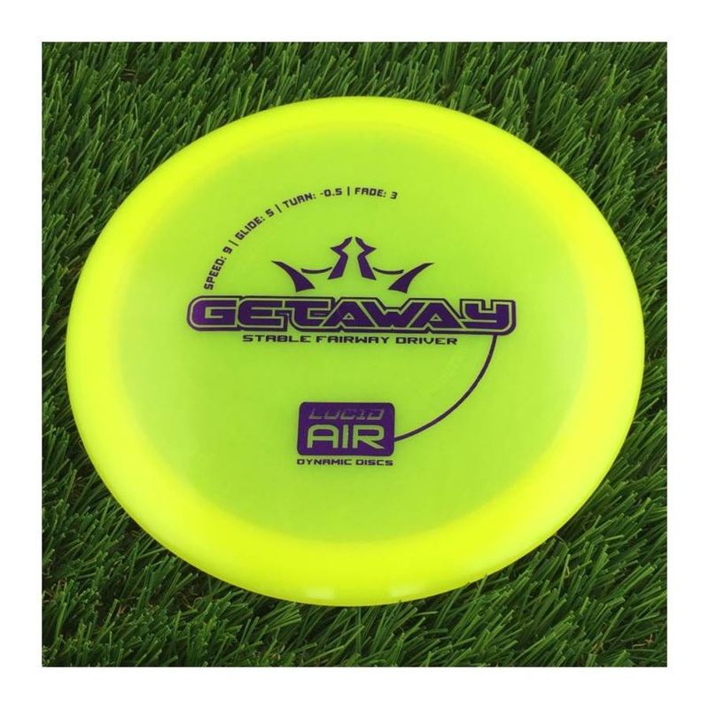 Dynamic Discs Lucid Air Getaway – 153g – Translucent Yellow