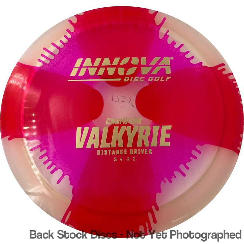 Innova Champion I-Dye Valkyrie Distance Driver with Burst Logo Stock Stamp [Back Stock Inventory – Disc and Stamp Color WILL VARY]