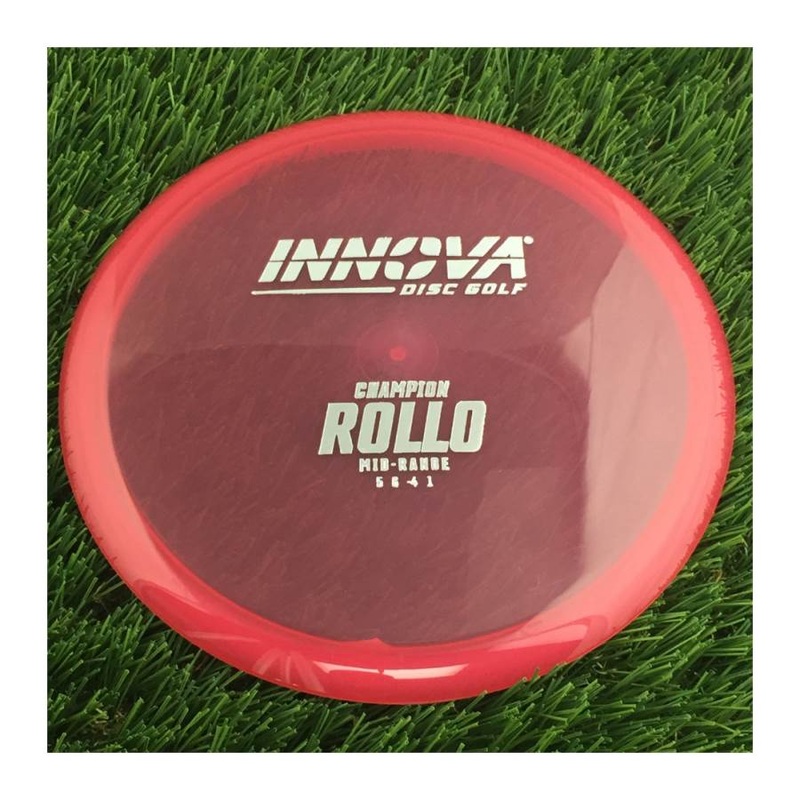 Innova Champion Rollo with Burst Logo Stock Stamp – 176g – Translucent Red