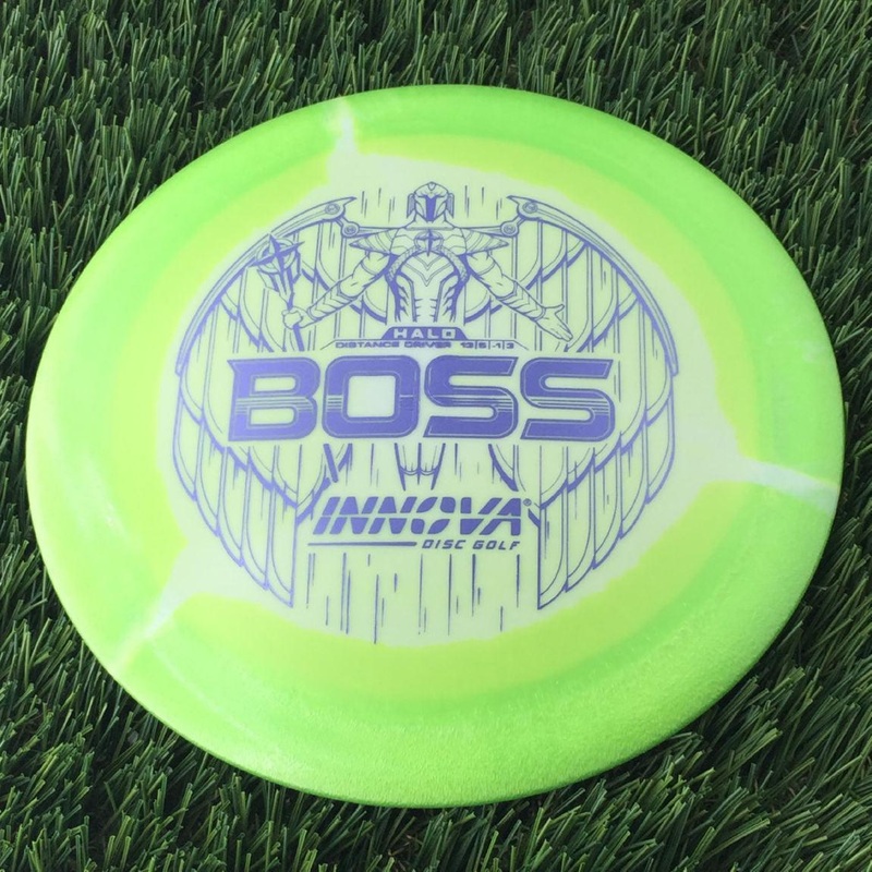 Innova Halo Star Boss with Burst Logo Stock Stamp – 138g – Bright Lime Green