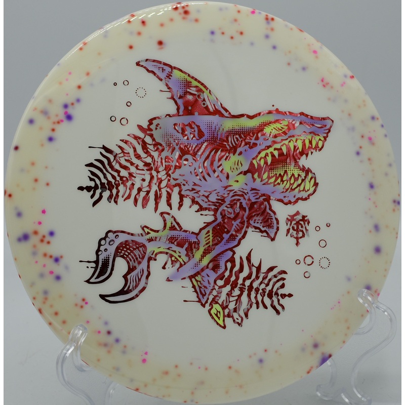 Misprintmas Zombie Shark Aura Omen (UV reactive stamp and Dye)