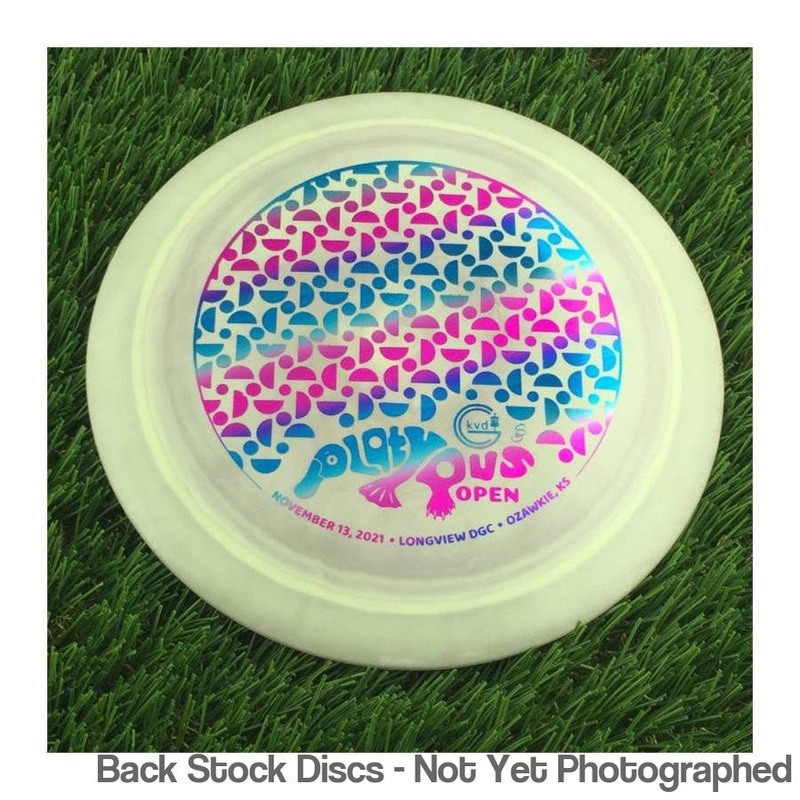 Discraft ESP Force Distance Driver with KVDGC 2021 Platypus Open – Longview – Ozawkie, KS Stamp [Back Stock Inventory – Disc and Stamp Color WILL VARY]