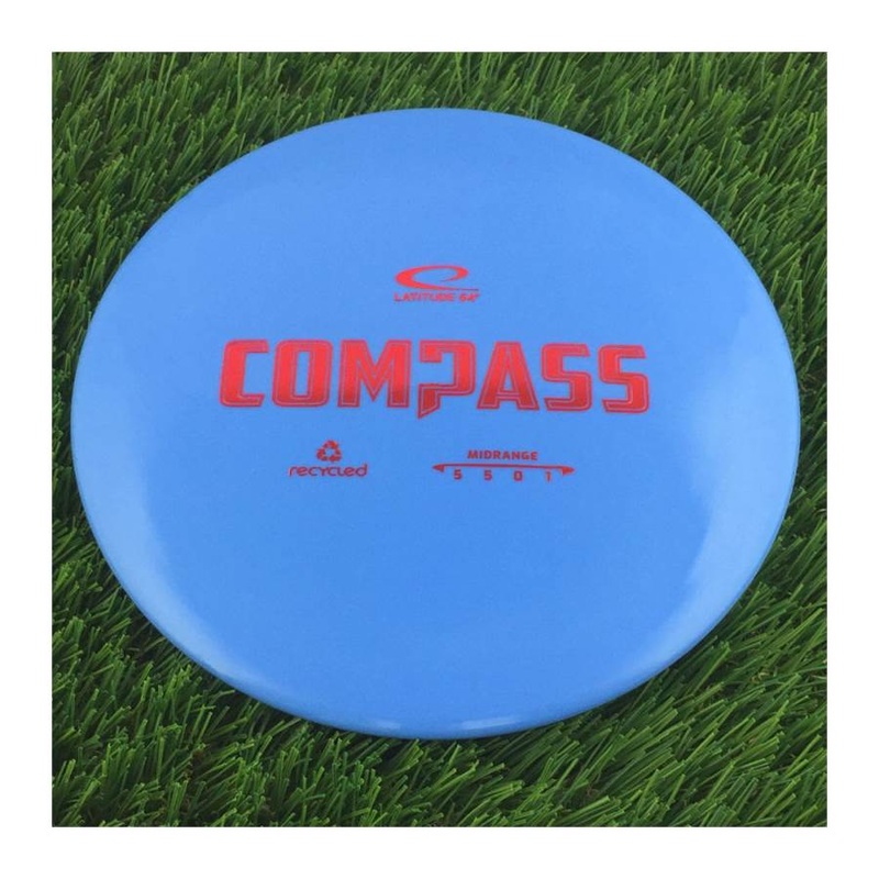 Latitude 64 Recycled Compass – 179g – Solid Blue