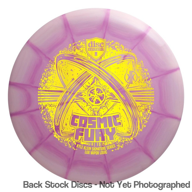 Discmania Evolution Lux Vapor Logic Putter with Cosmic Fury – Kyle Klein Signature Series Stamp [Back Stock Inventory – Disc and Stamp Color WILL VARY]