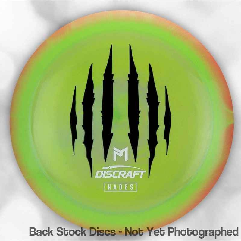Discraft ESP Swirl Hades Distance Driver with Paul McBeth 6X World Champ Claw Stamp [Back Stock Inventory – Disc and Stamp Color WILL VARY]