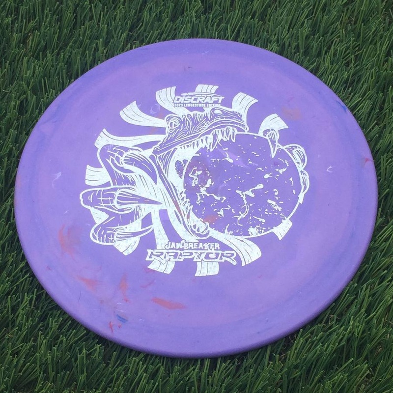 Discraft Jawbreaker Raptor with 2023 Ledgestone Edition – Wave 1 Stamp – 174g – Solid Purple