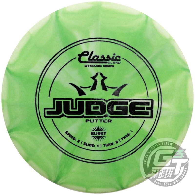 Dynamic Discs Classic Blend Burst Judge Putter Golf Disc