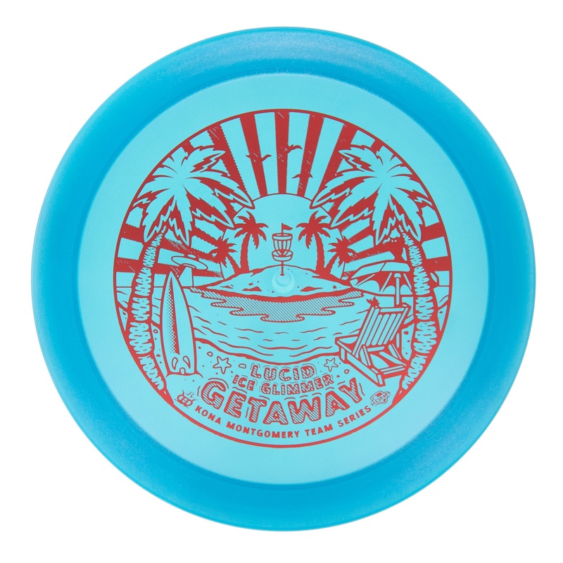 Dynamic Discs Getaway – 2023 Kona Montgomery Team Series Lucid Ice Glimmer 174g | Style 0001