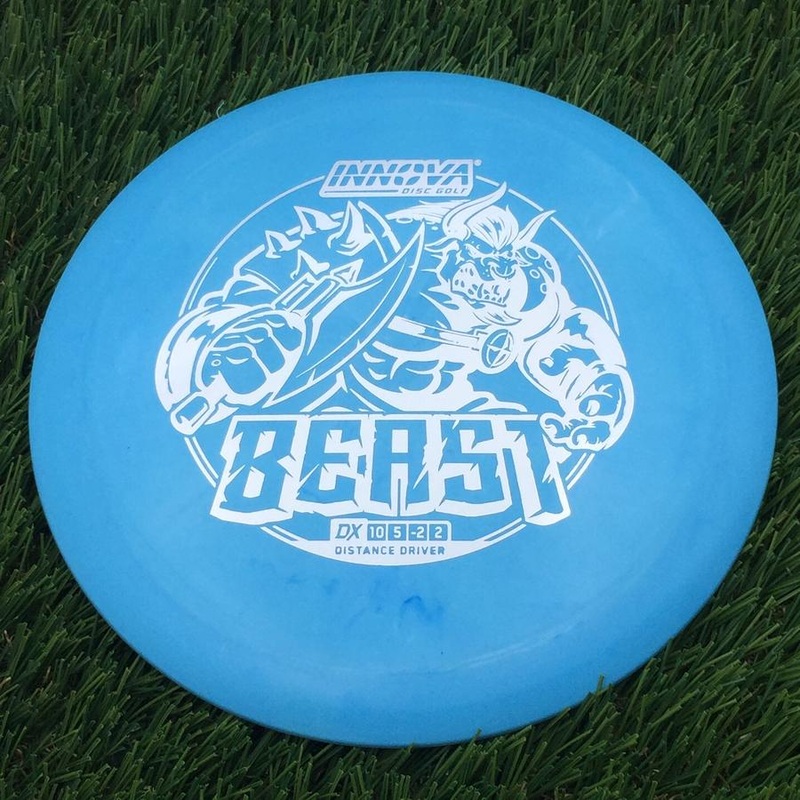 Innova DX Beast with Burst Logo Stock Stamp – 172.7g – Sky Blue