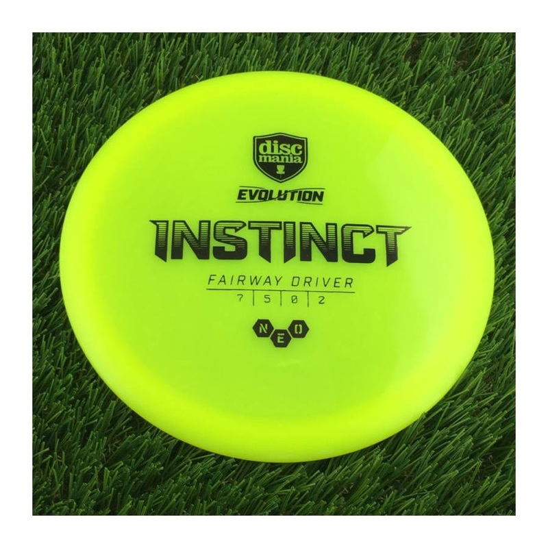 Discmania Evolution NEO Instinct – 173g – Translucent Neon Yellow