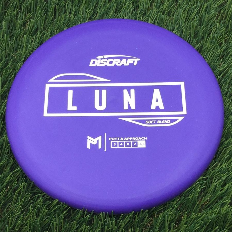 Discraft Putter Line Soft Luna with PM Logo Stock Stamp Stamp – 175.2g – Purple