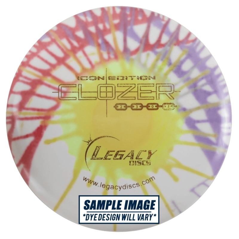 Legacy Tie-Dye Icon Edition Clozer Putter Golf Disc