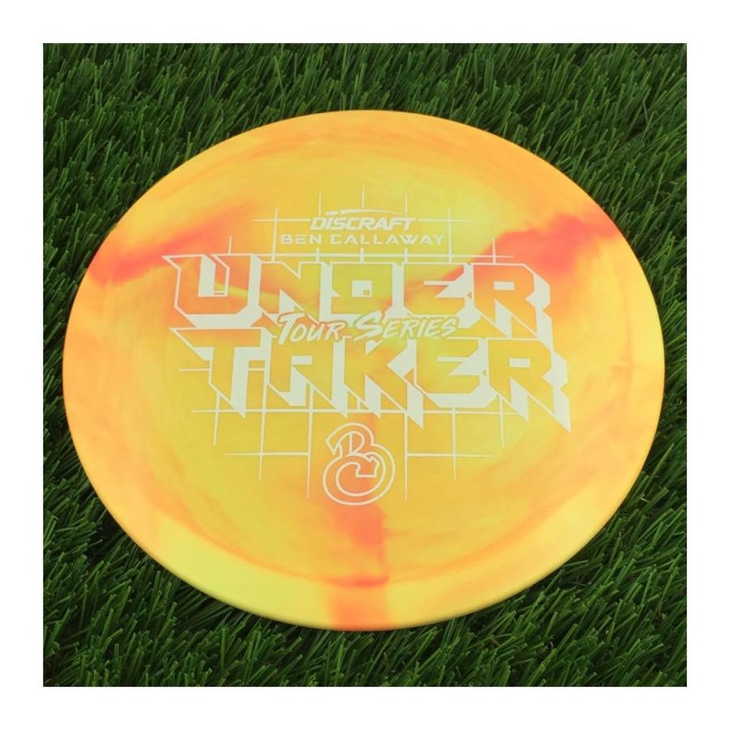 Discraft ESP Swirl Undertaker with Ben Callaway Tour Series 2022 Stamp – 174g – Solid Orange