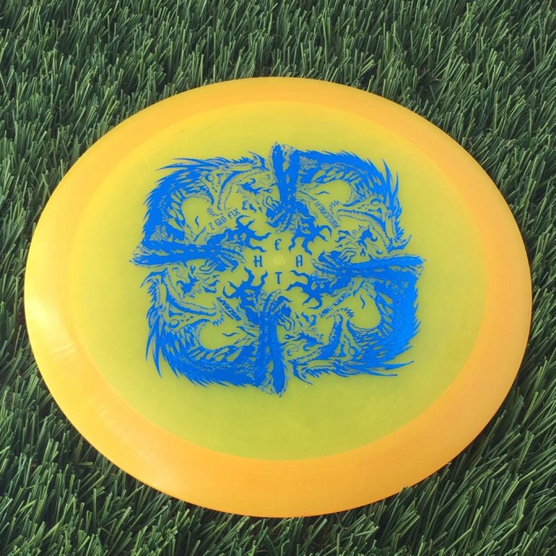 Discraft Glow FLX Heat with 2023 Ledgestone Edition – Wave 3 Stamp – 172g – Translucent Orange