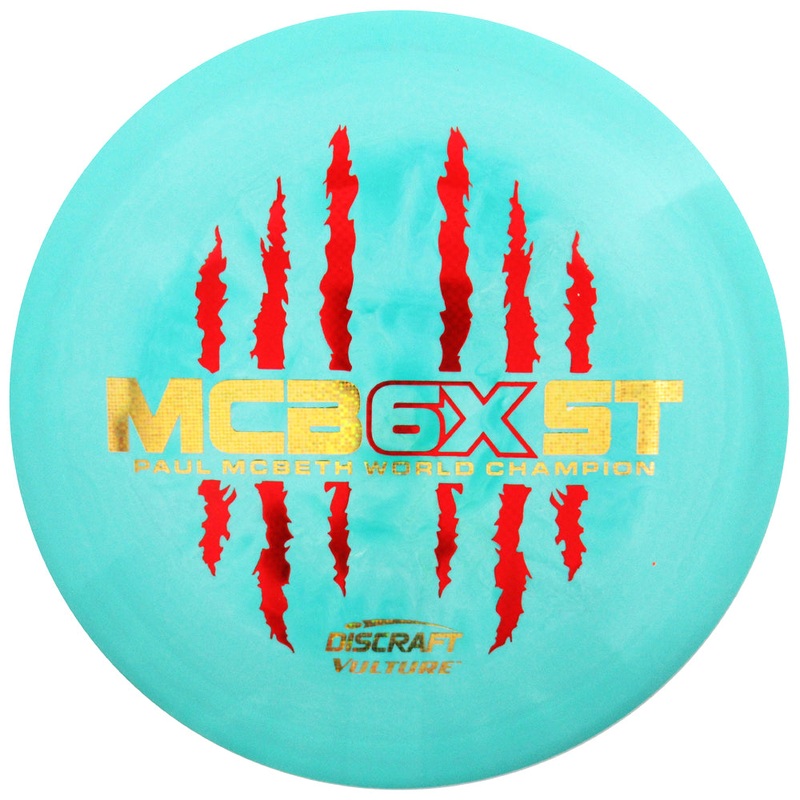 Discraft Limited Edition Paul McBeth 6X Commemorative McBeast Stamp Vulture Distance Driver Golf Disc