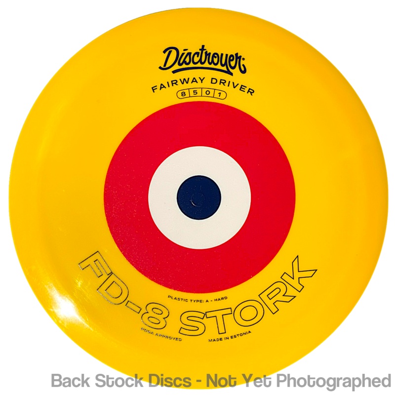 Disctroyer A-Hard Stork / Toonekurg FD-8 Fairway Driver (Stock Stamp) [Back Stock Inventory – Disc and Stamp Color WILL VARY]