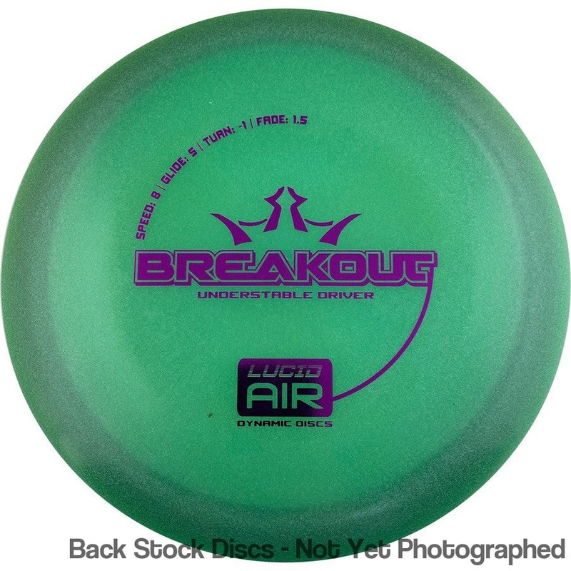 Dynamic Discs Lucid Air Breakout Fairway Driver (Stock Stamp) [Back Stock Inventory – Disc and Stamp Color WILL VARY]