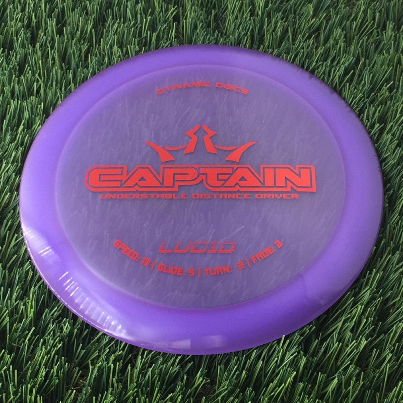 Dynamic Discs Lucid Captain – 173g – Translucent Purple
