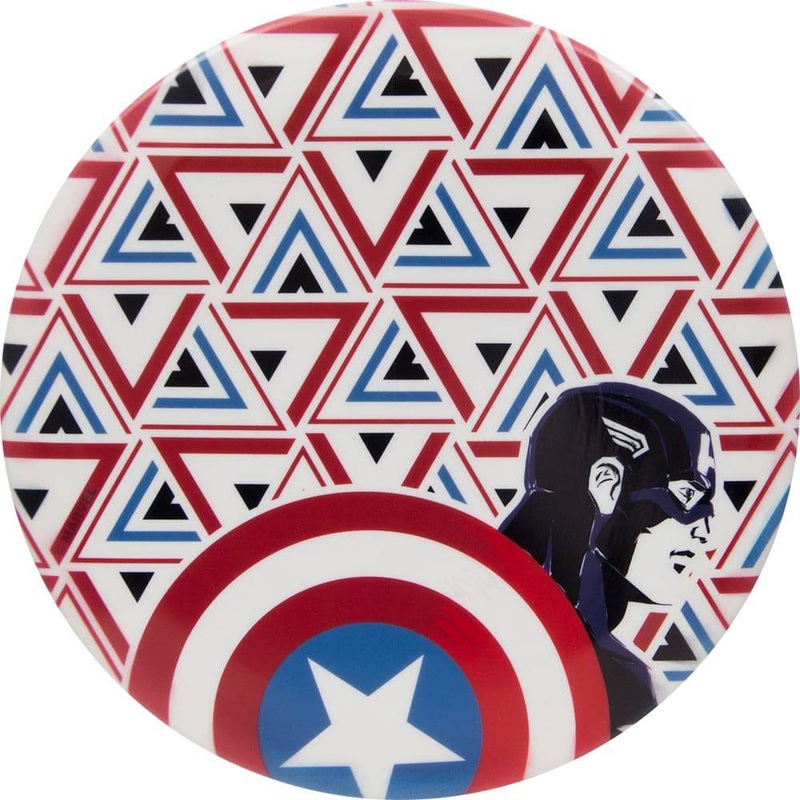 Dynamic Discs Marvel Captain America DyeMax Panorama Fuzion Judge Putter Golf Disc