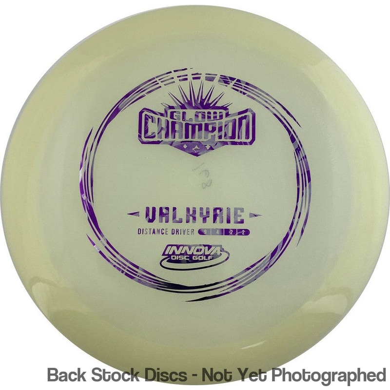 Innova Champion Glow Valkyrie Distance Driver (Stock Stamp) [Back Stock Inventory – Disc and Stamp Color WILL VARY]