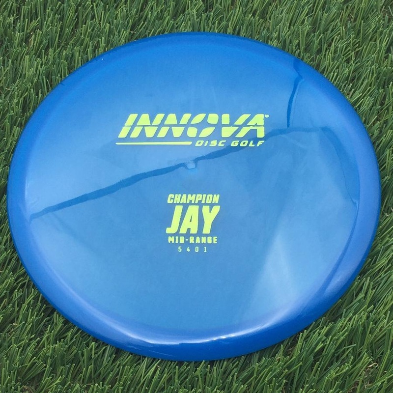 Innova Champion Jay with Burst Logo Stock Stamp – 174.2g – Blue
