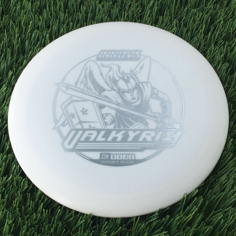 Innova DX Valkyrie with Burst Logo Stock Stamp – 153g White
