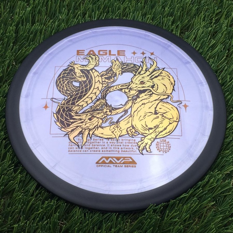 MVP Plasma Dimension with Eagle McMahon Team Series & Synergy Series Dragon Art by Green C Studio Stamp – 172.98g – Muted Purple