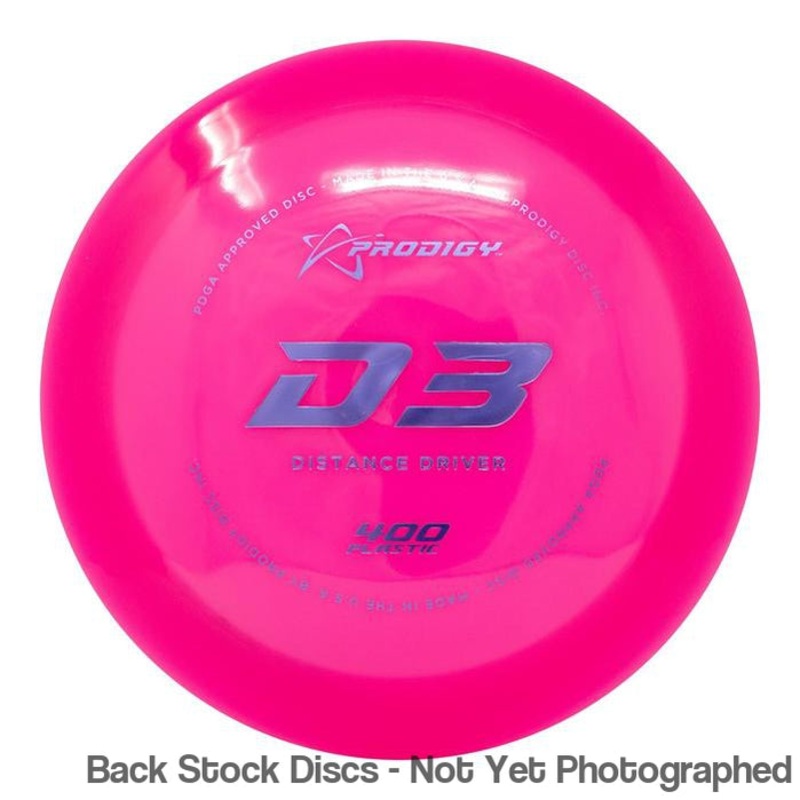 Prodigy 400 D3 Distance Driver (Stock Stamp) [Back Stock Inventory – Disc and Stamp Color WILL VARY]