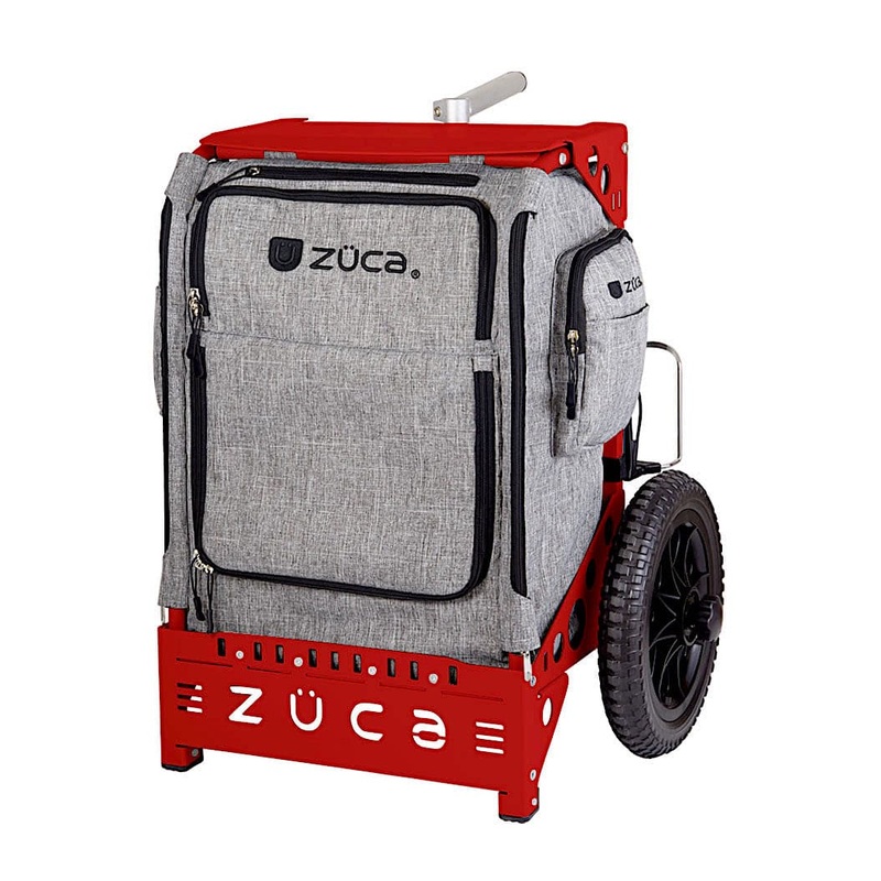Zuca Red Backpack LG Disc Golf Cart – Charcoal Trekker LG Insert Bag