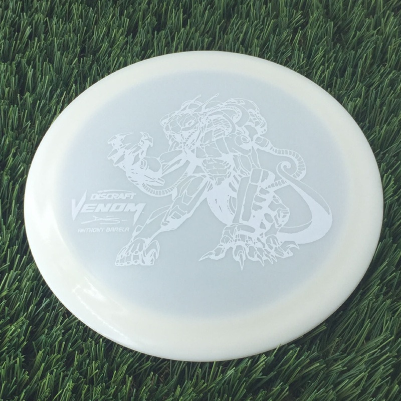 Discraft ESP Glow Venom with Limited Edition Mecha Viper – Anthony Barela Stamp – 172g White