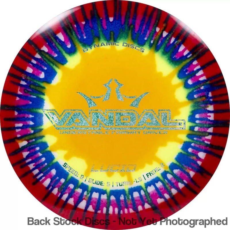 Dynamic Discs Lucid MyDye Vandal Fairway Driver (Stock Stamp) [Back Stock Inventory – Disc and Stamp Color WILL VARY]