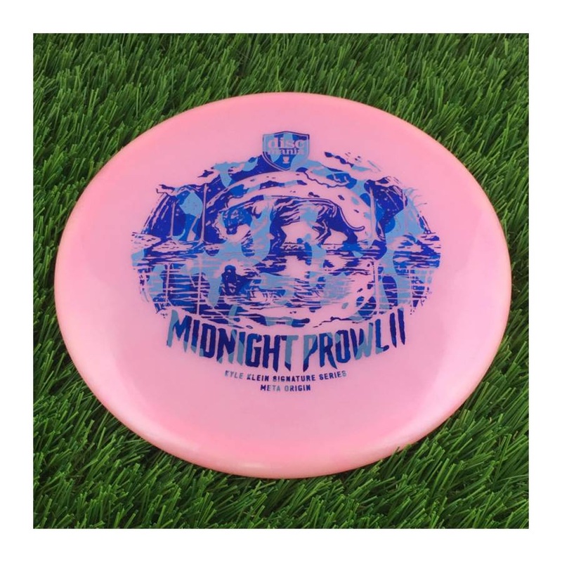 Discmania Evolution Meta Origin with Midnight Prowl II(2) – Kyle Klein Signature Series Stamp – 177g – Translucent Pink