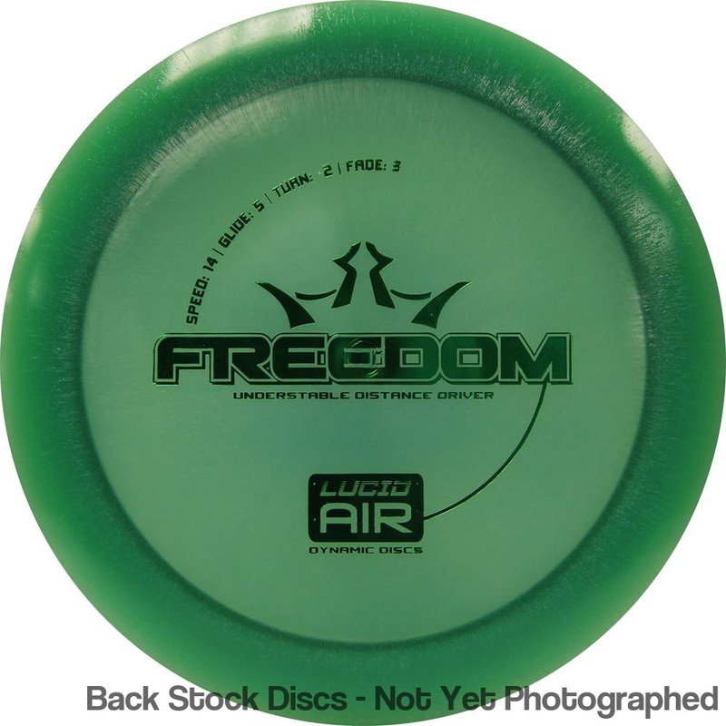 Dynamic Discs Lucid Air Freedom Distance Driver (Stock Stamp) [Back Stock Inventory – Disc and Stamp Color WILL VARY]