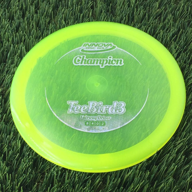 Innova Champion Teebird3 with Circle Fade Stock Stamp – 172g – Translucent Yellow