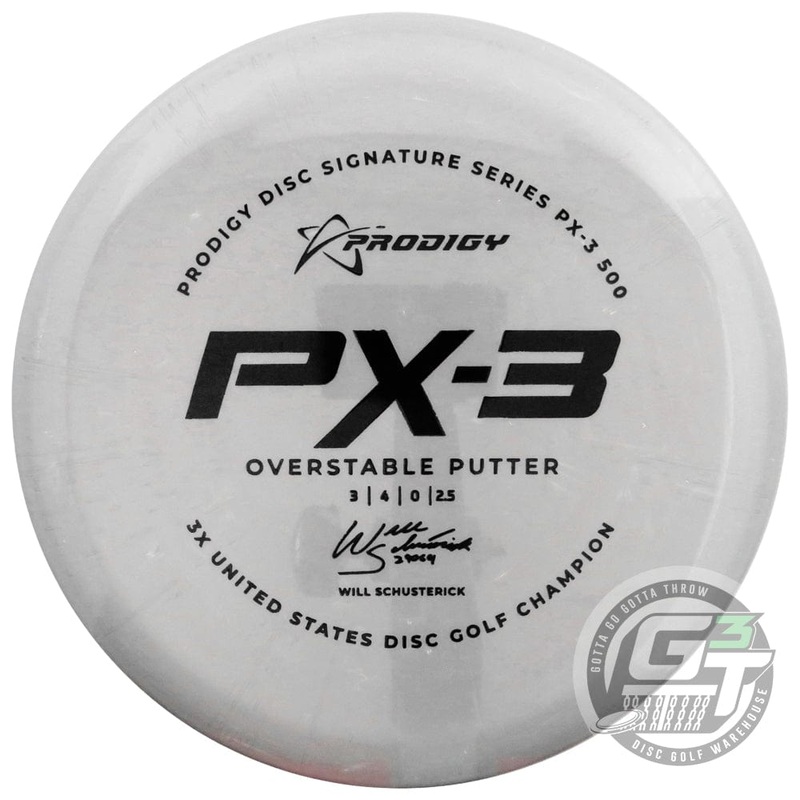 Prodigy Limited Edition 2022 Signature Series Will Schusterick 500 Series PX3 Putter Golf Disc