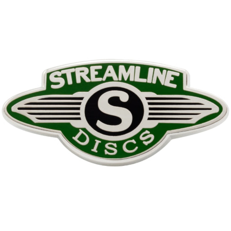 Streamline Wings Enamel Pin – Green