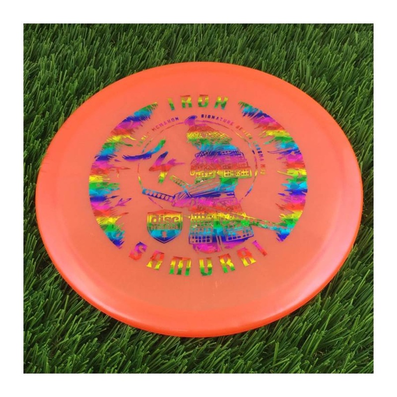 Discmania Chroma C-Line MD3 with Eagle McMahon Signature Series Iron Samurai 4 Stamp – 177g – Translucent Orange