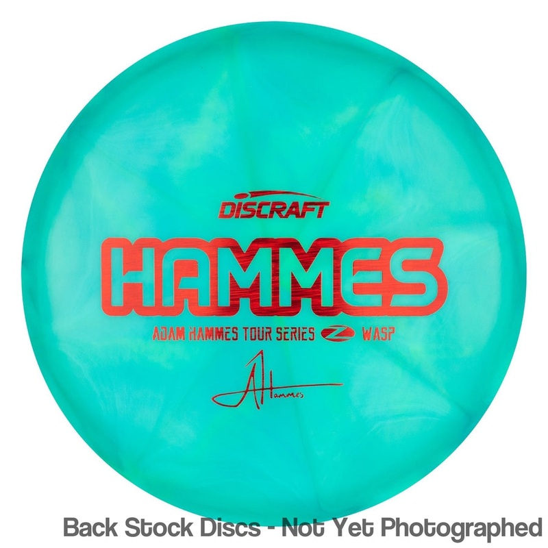 Discraft Elite Z Swirl Wasp Midrange with Adam Hammes Tour Series 2020 Stamp [Back Stock Inventory – Disc and Stamp Color WILL VARY]