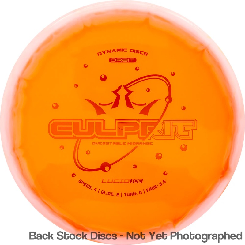 Dynamic Discs Lucid Ice Orbit Culprit Putter (Stock Stamp) [Back Stock Inventory – Disc and Stamp Color WILL VARY]