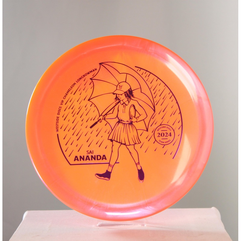 Westside Discs 2024 Sai Ananda Team Series VIP Chameleon Longbowman Fairway Driver
