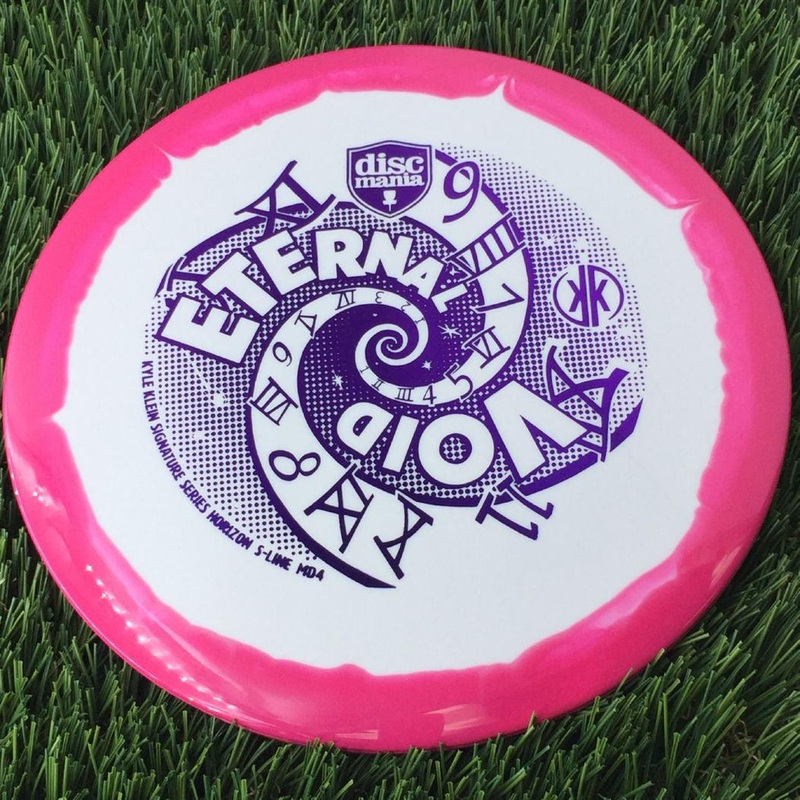 Discmania Horizon S-Line MD4 with Kyle Klein Signature Series – Eternal Void Egyptian Hieroglyphs Stamp – 179g Pink